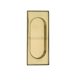 M Marcus Heritage Brass Flush Pull Handle 105 x 44mm